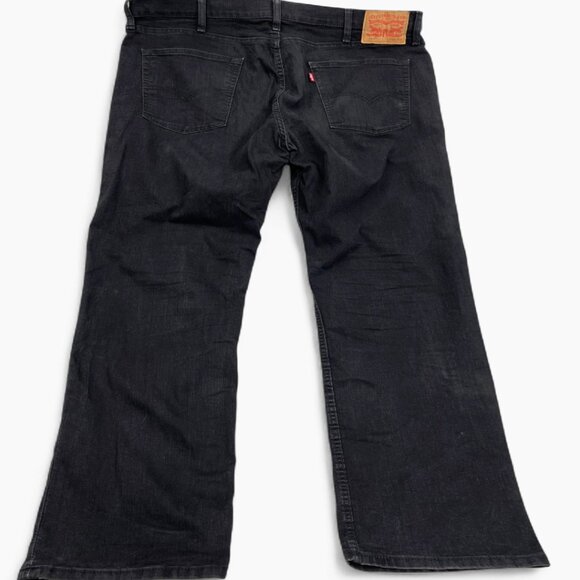 Levi's 514 Men's Straight Leg Black Denim Jeans Mid-Rise Classic Fit 38x32 - Picture 2 of 15